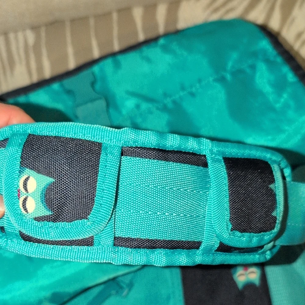 Gap Navy Blue And Teal Owl School Bag -
